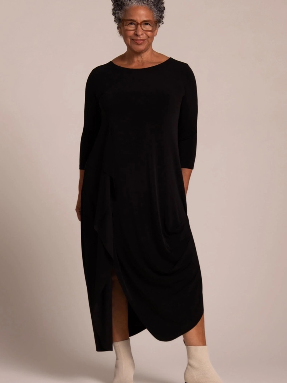 NWT SYMPLI DRAMA DRESS REVERSABLE MIDI 8